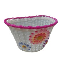 Canasto Delantero Plastico Rodado16 Flor Importado AF Canasto Delantero Plastico Rodado16 Flor Importado AF