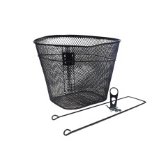 Canasto Delantero Tejido Rodado 26 completo Importado Negro FF Canasto Delantero Tejido Rodado 26 completo Importado Negro FF