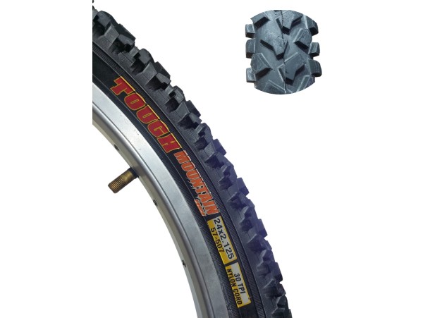 Cubierta Importada TOUGH 24 x 2.125 Todo Terreno Taco Grande  (1131)  FF