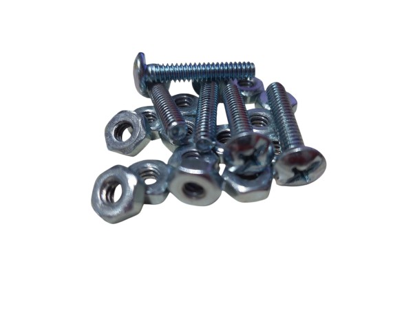 Tornillos 3/16 c/Tuercas  x 1 ( c/u  )   NF