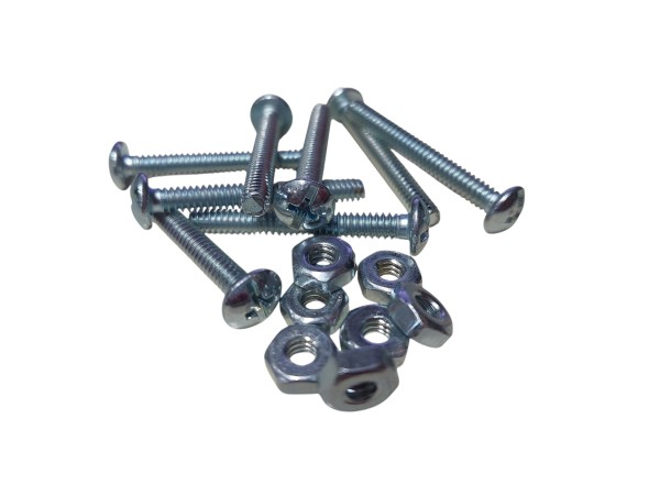 Tornillos 3/16 c/Tuercas x 1 1/2  ( c/u )     NF
