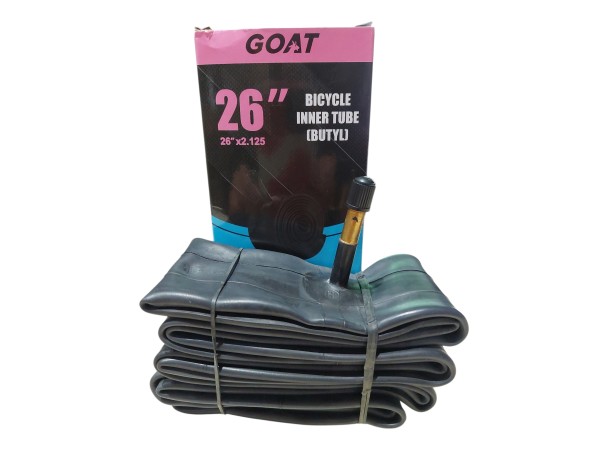 Camara Importada GOAT  Rodado 26 x 2.125  Box Valvula Auto 48mm.   *F