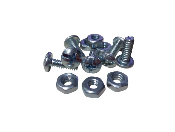 Tornillos 3/16 c/Tuercas x 1/2   ( c/u )    NF