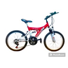 Bicicleta Todo Terreno Rodado 20 Doble Suspension 18 velocidades    FF