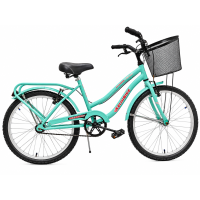 Bicicleta Primaterra Rodado 24 c/Freno y Canasto    des    FF