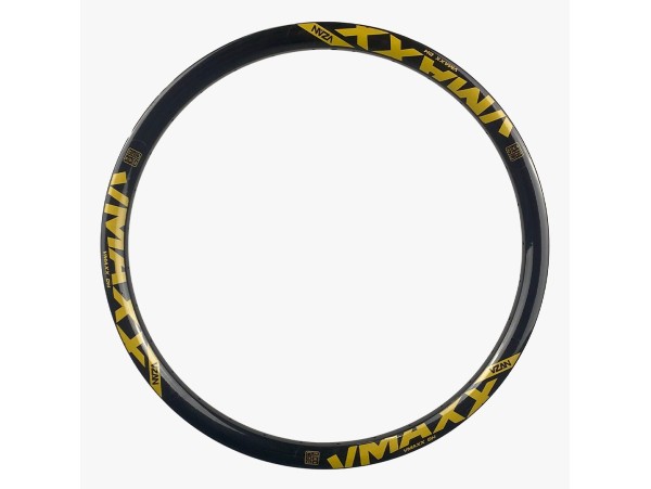 LLanta VMAXX Rodado 29 P69 36x36mm Pintada Negra Dorada    FF