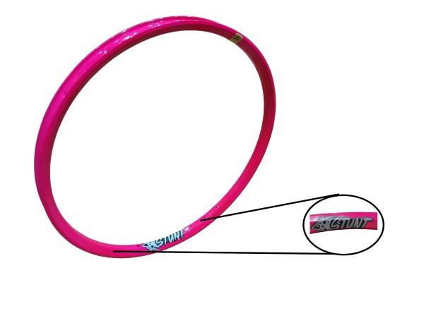 LLanta STUNT Modelo STF Rodado 26 Pared Doble 36x35mm  Fluo Rosa  AF
