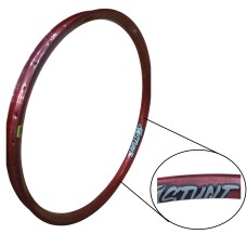 Llanta STUNT...... Modelo STHD Rodado 26 Pared Doble........ 36x29 mm Perla Rojo Llanta STUNT...... Modelo STHD Rodado 26 Pared Doble........ 36x29 mm Perla Rojo