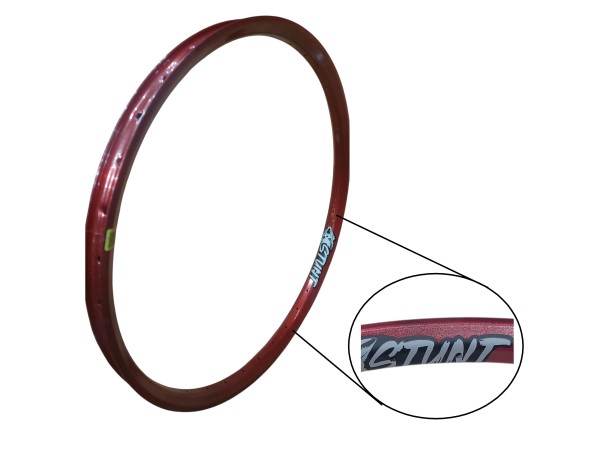 Llanta STUNT...... Modelo STHD Rodado 26 Pared Doble........ 36x29 mm Perla Rojo