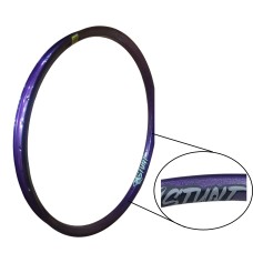 Llanta STUNT...... Modelo STHD Rodado 26 Pared Doble........ 36x29 mm Perla Violeta Llanta STUNT...... Modelo STHD Rodado 26 Pared Doble........ 36x29 mm Perla Violeta