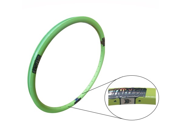 Llanta STUNT...... Modelo ST Rodado 26 Pared Doble........ 36x35 mm Fluo Amarillo