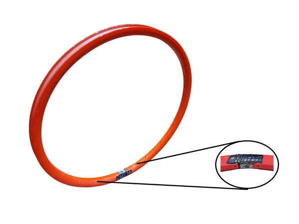 Llanta STUNT       Modelo STHD Rodado 26 Pared Doble         36x29 mm Fluo Naranja