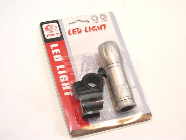farol del. alum. gris. 9 led s/p(829)   *<