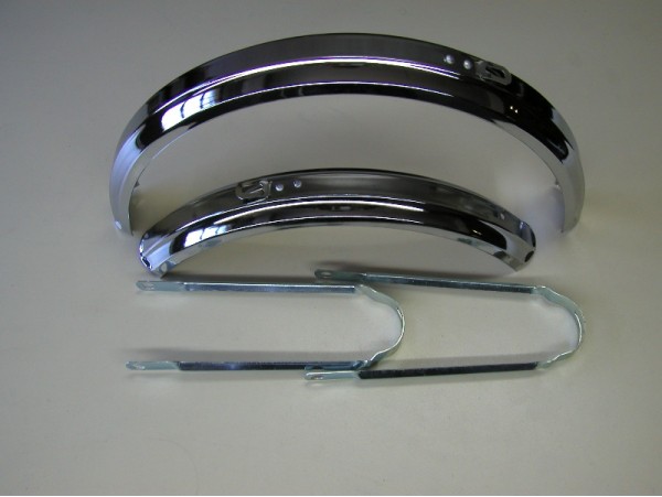 guardabarro plegable r.14 cromado c/var  <