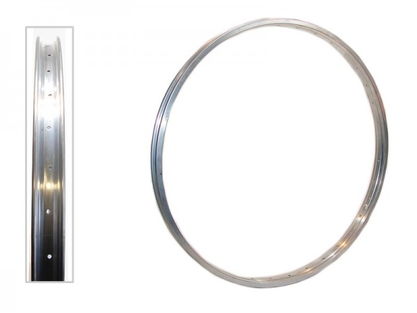 llanta plana r.26 1/2x2 aluminio foxter *<