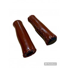 puños de cuero marron ( lwd ) en bolsa  *<