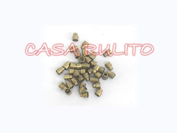 terminales de freno acero-bronceado  c/u <