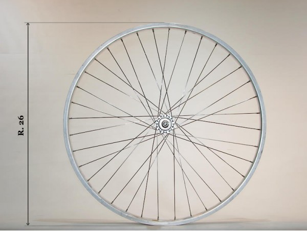 rueda trasera r.26 alum. 6/velocidades  *<
