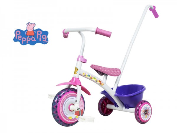 Triciclo c/manija peppa pig  301800  *<
